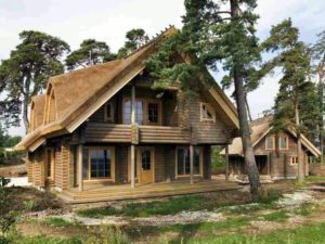 Обработка деревянного дома снаружи ДОМАКС
